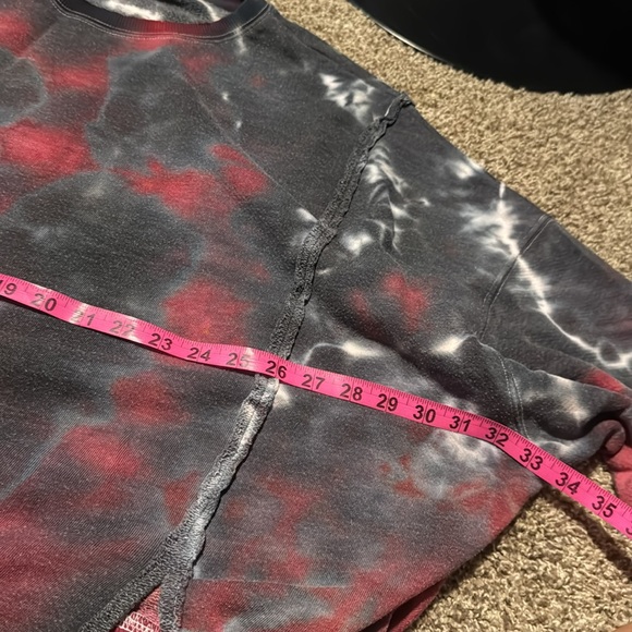 Free People - We The Free Camden custom ice dyed oversized sweatshirt - L - Picture 7 of 9